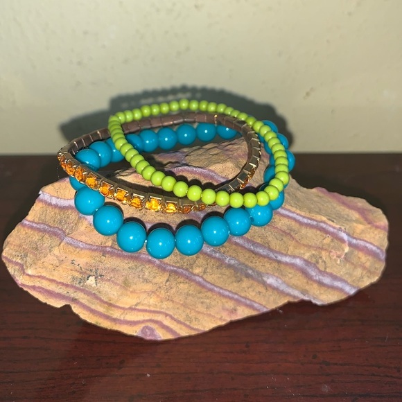 PacSun Jewelry - Pacsun Bracelet lot beads gems
